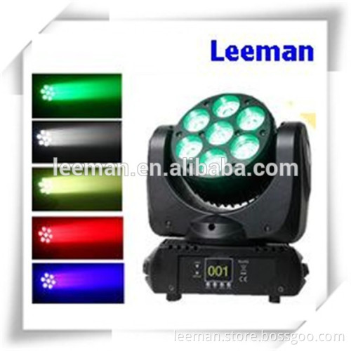moving head light 4-in-1 RGBW 19x12w beam Leeman Group